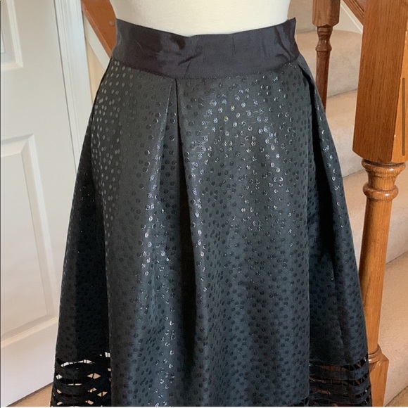 NWOT Sachin + Babi Dot Jacquard Illusion Hem Ball Skirt - Picture 4 of 12